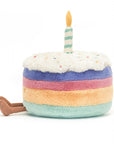 Jellycat - amuseables - rainbow birthday cake