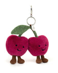 Jellycat - amuseables - cherries bag charm