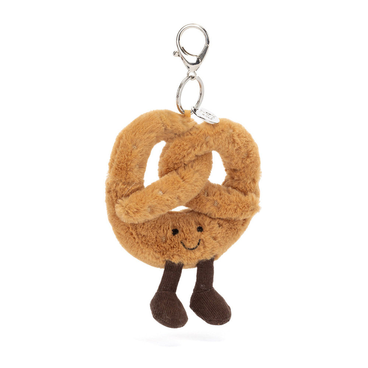 Jellycat - amuseables - pretzel bag charm