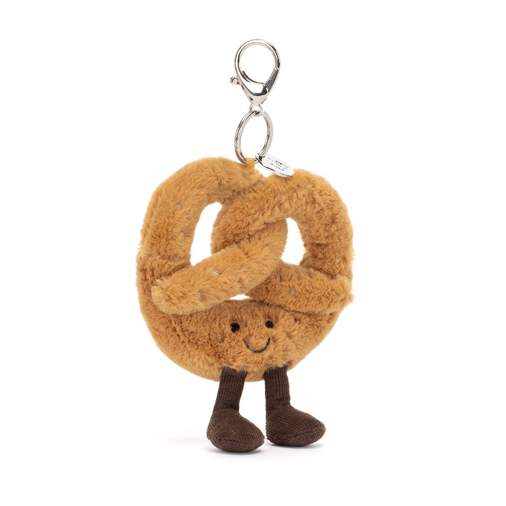 Jellycat - amuseables - pretzel bag charm