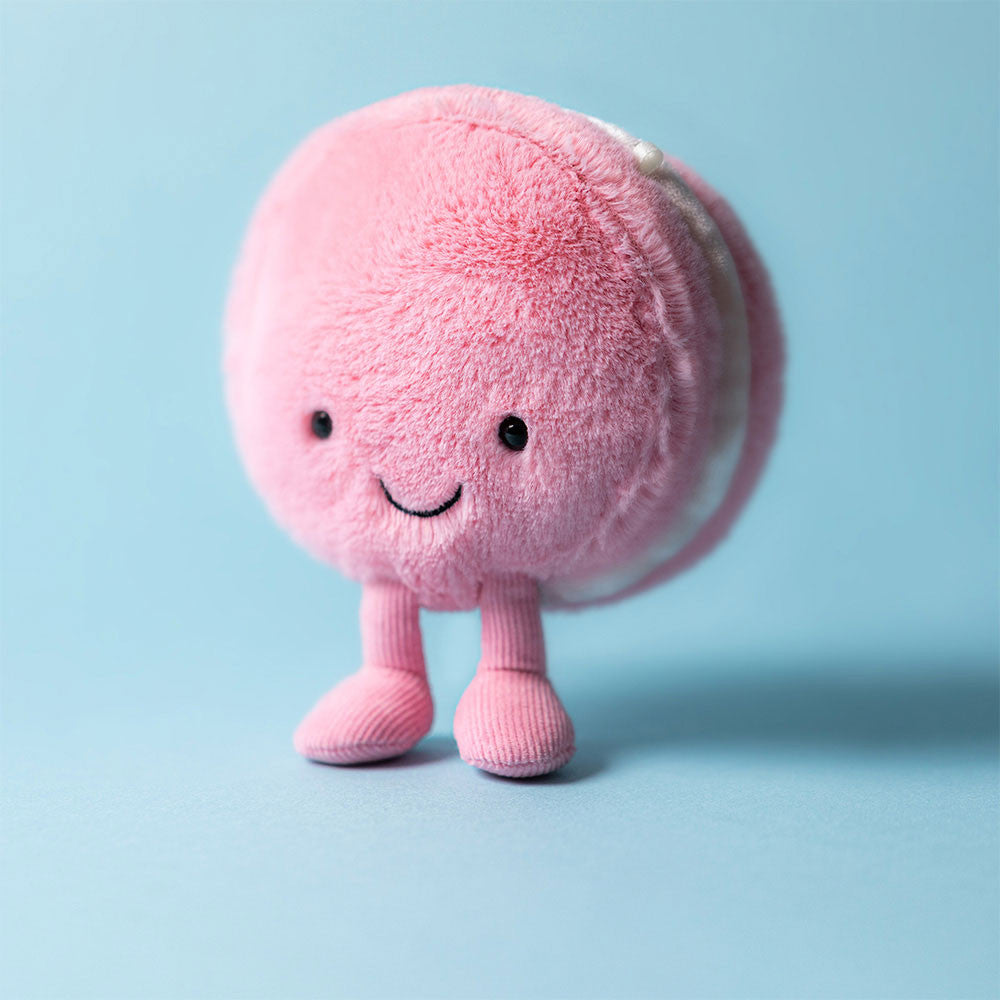 Jellycat - amuseables - mia macaron framboise