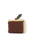 Jellycat - Amuseables - Slice of Christmas Cake