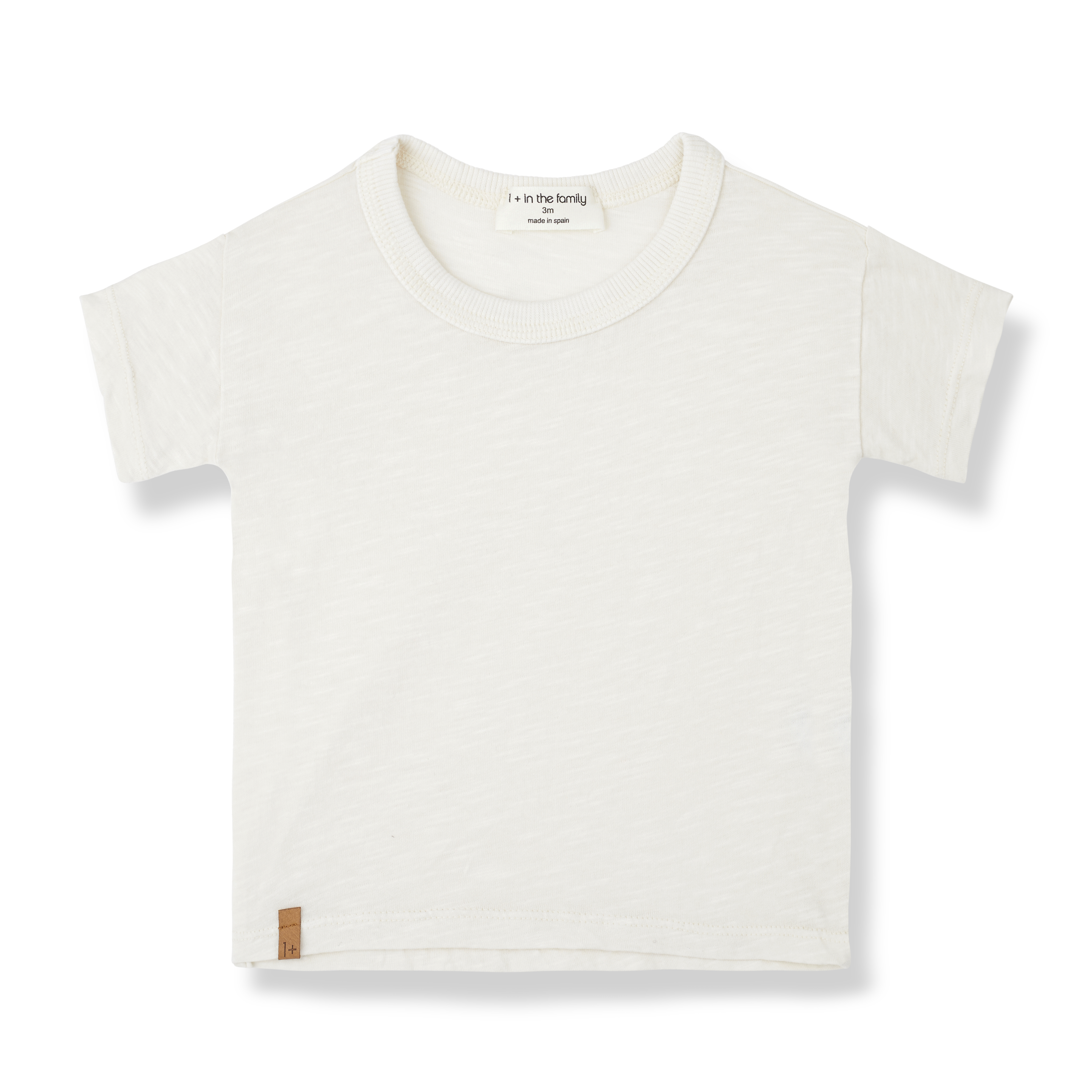 1+ in the family - aldos - jersey t-shirt - ivory
