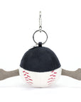 Jellycat - amuseables - sports - baseball bag charm