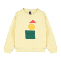 Bonmot - baby sweatshirt - smily - mellow yellow