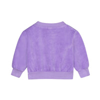 Bonmot - baby sweatshirt - velvet - lilac