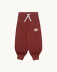 Tiny Cottons - kids - diamond sweatpants - burgundy