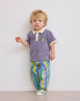 Bobo Choses - baby - multicolor stripes denim pants