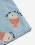 Bobo Choses - baby - morning allover denim shirt