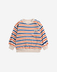 Bobo Choses - baby - striped terry sweatshirt