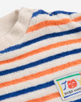 Bobo Choses - baby - striped terry sweatshirt