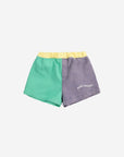 Bobo Choses - baby - colorblock woven shorts