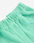 Bobo Choses - baby - green colorblock terry joggers