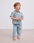 Bobo Choses - baby - morning egg denim pants