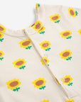 Bobo Choses - baby - sunflower allover playsuit