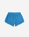 Bobo Choses - kids - blue colorblock terry shorts