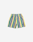 Bobo Choses - kids - multicolor stripes terry shorts