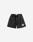 Bobo Choses - kids - smiling black denim shorts