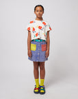 Bobo Choses - kids - colorblock denim skirt