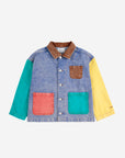 Bobo Choses - kids - colorblock denim jacket