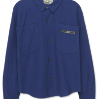 Wander & Wonder - button down shirt - french blue