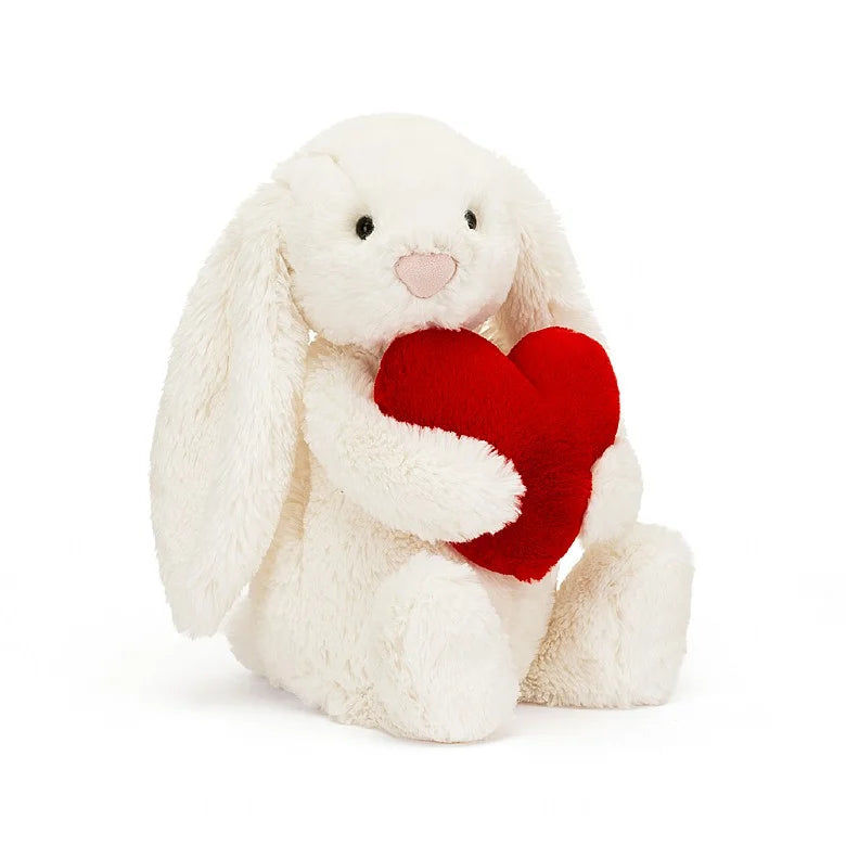 Jellycat - Bashful red love heart bunny - medium