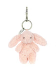 Jellycat - bashful bunny bag charm - blush