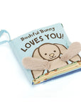 Jellycat -  Bashful bunny loves you book