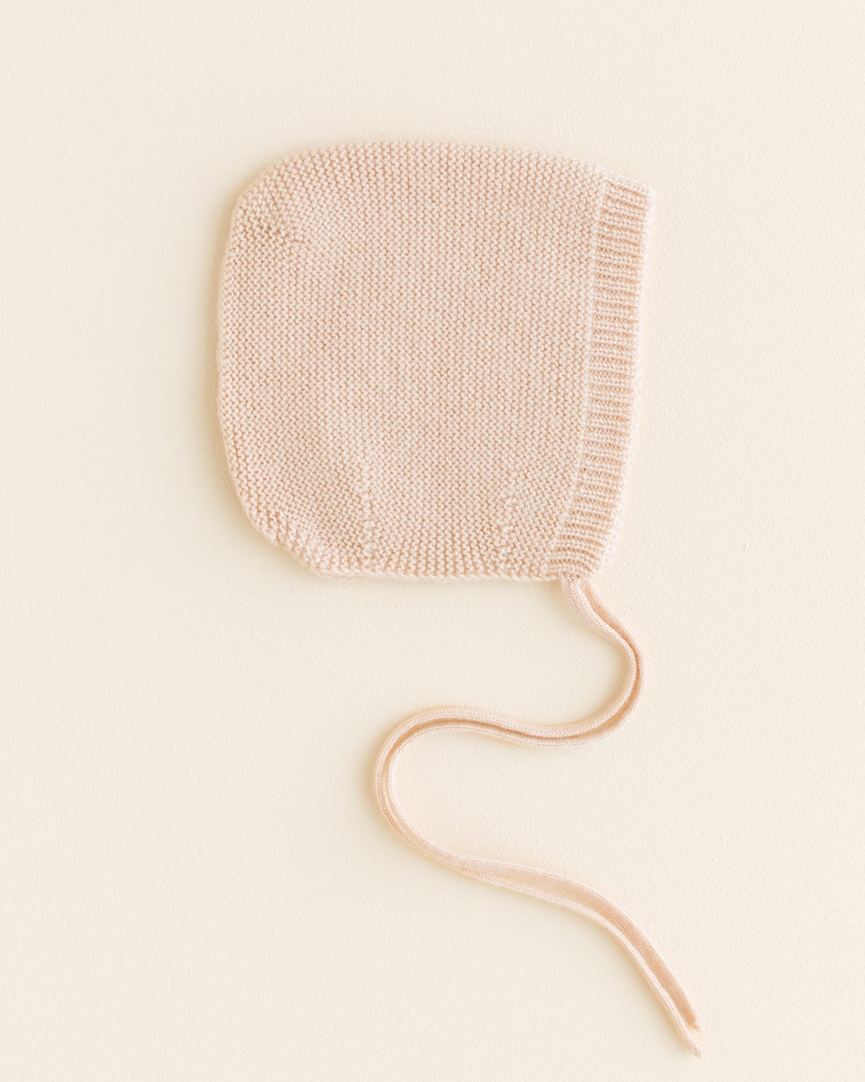HVID - newborn bonnet - oat