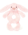 Jellycat - Bashful bunny ring rattle - pink