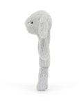 Jellycat - Bashful bunny ring rattle - silver