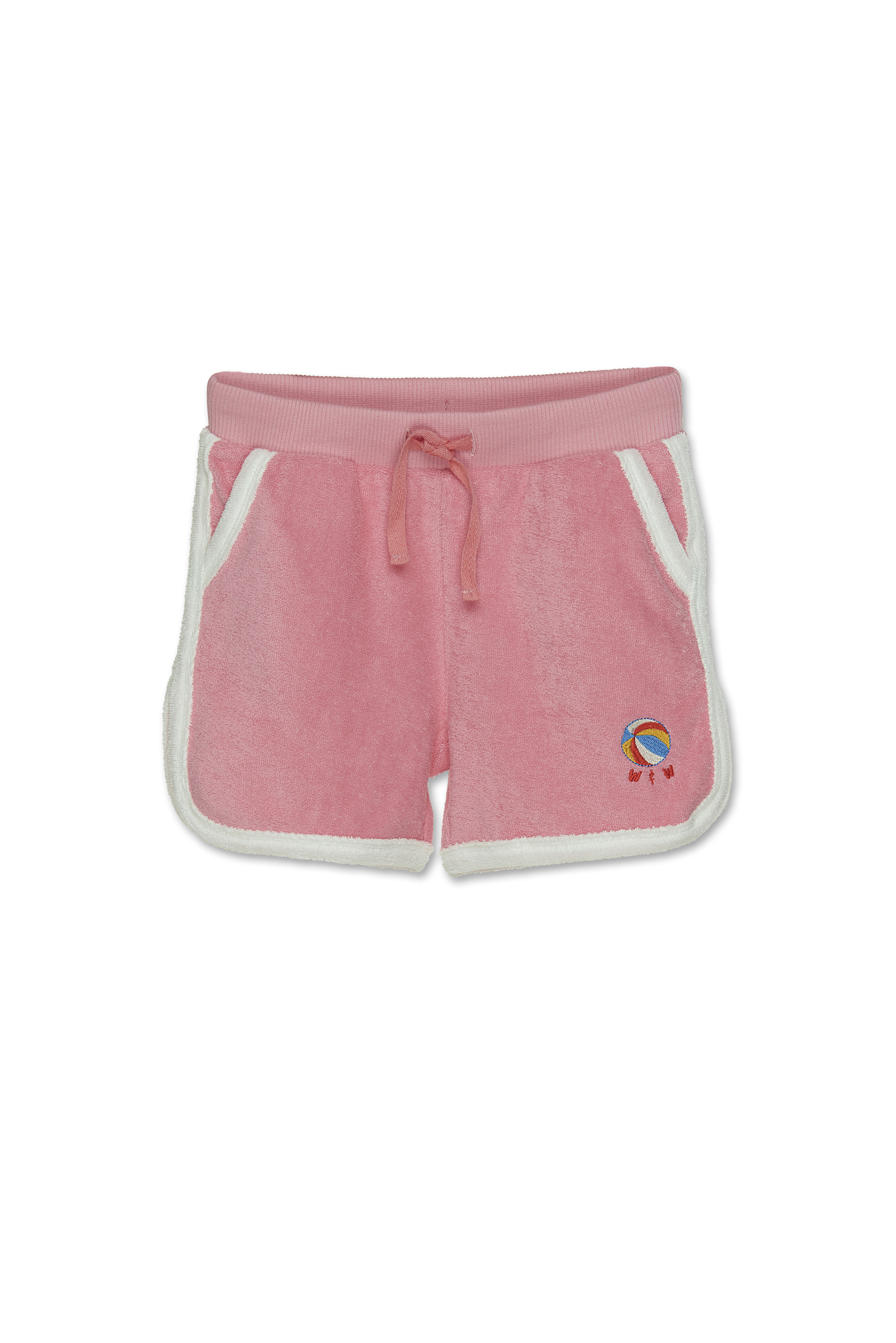 Wander and Wonder - terry gym shorts - bubble gum