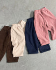 Hygge Selection - corduroy fleece pants - pink