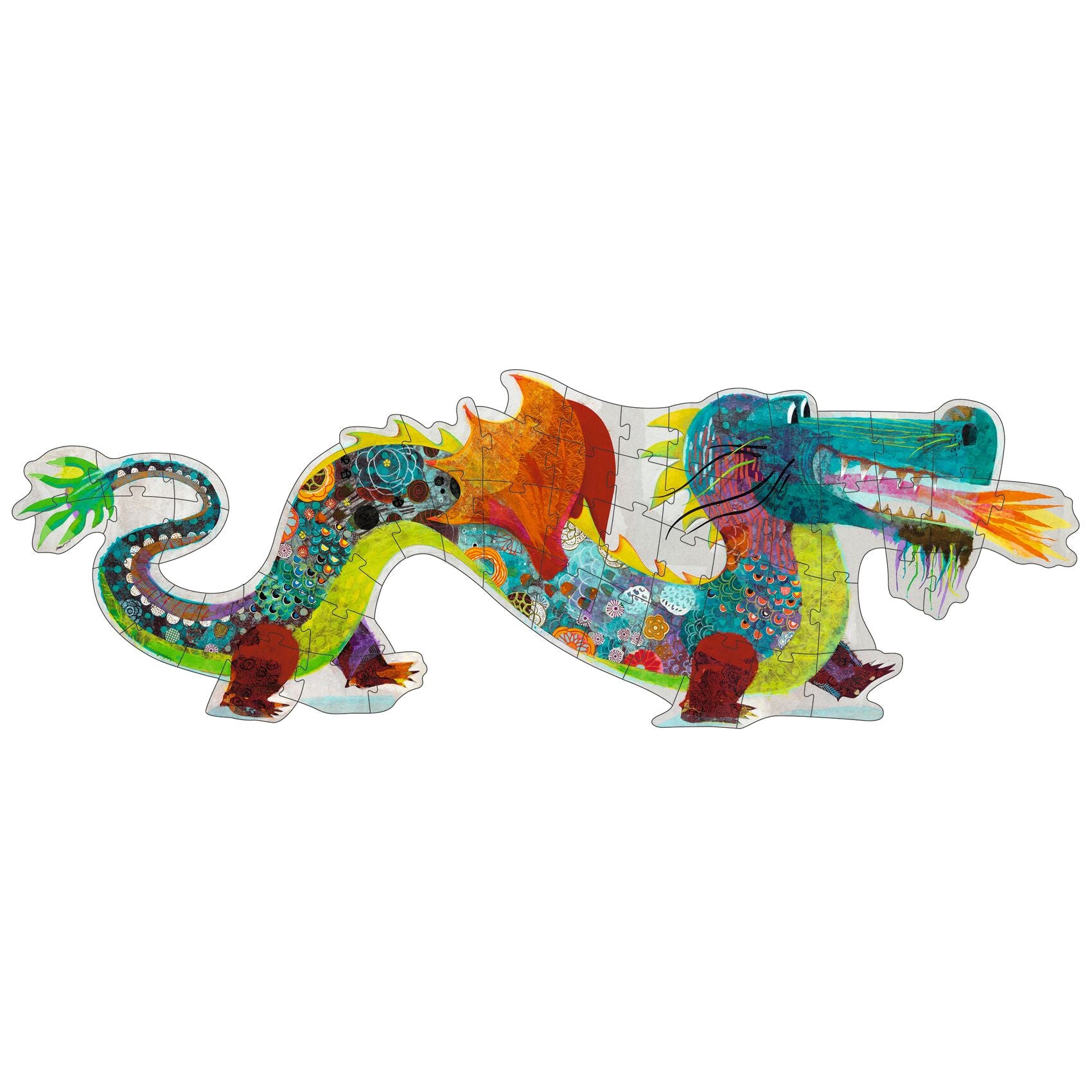 Djeco - giant puzzle - leon the dragon