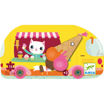 Djeco - ice cream car puzzle
