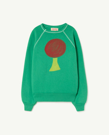 The animals observatory - Shark kids sweater - Green Form