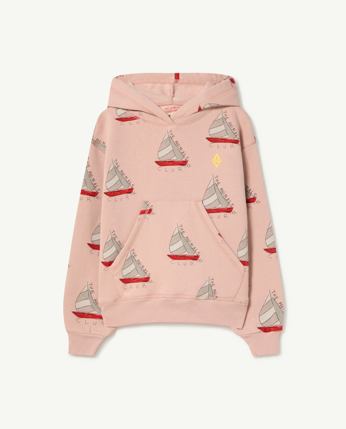 The animals observatory - Beaver kids sweater - Rose boats