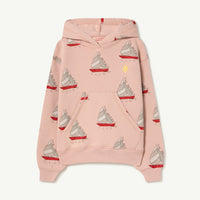 The animals observatory - Beaver kids sweater - Rose boats