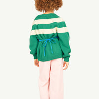 The animals observatory - Toucan kids cardigan - Green logo