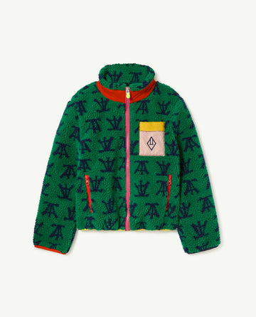 The animals observatory - Sheep kids jacket - Green