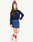 The animals observatory - shrimp kids skirt - indigo