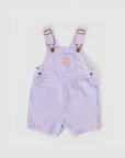 Goldie + Ace - burton vintage denim short overalls - mauve