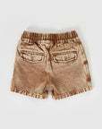 Goldie + Ace - noah denim shorts - brown