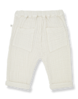1+ in the family - giorgio - muslin pants - ivory