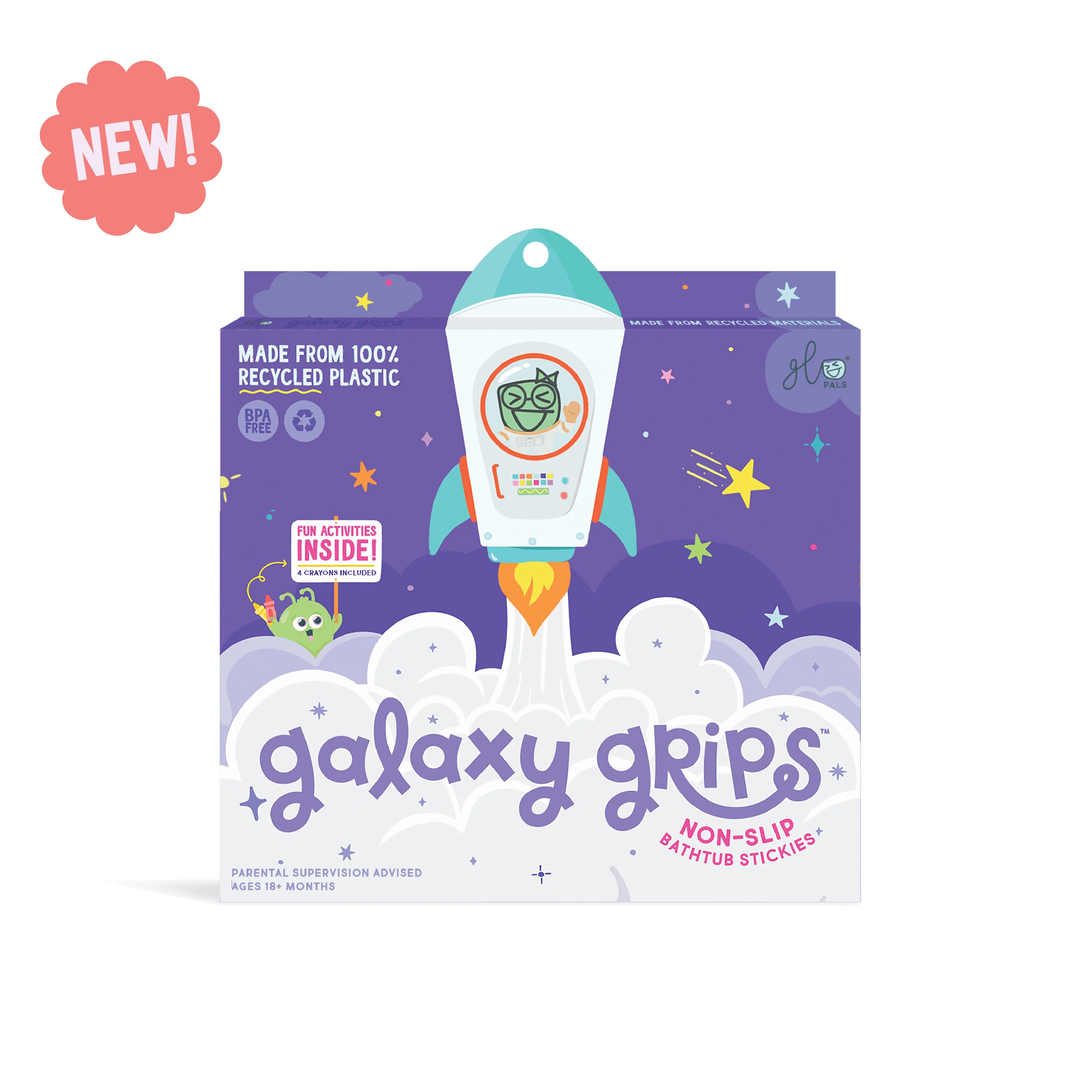 Glo Pals - antislip bad stickers - galaxy grips