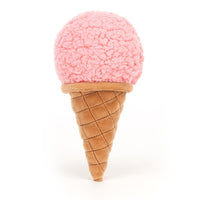 Jellycat - irresistible - aardbei ijsje
