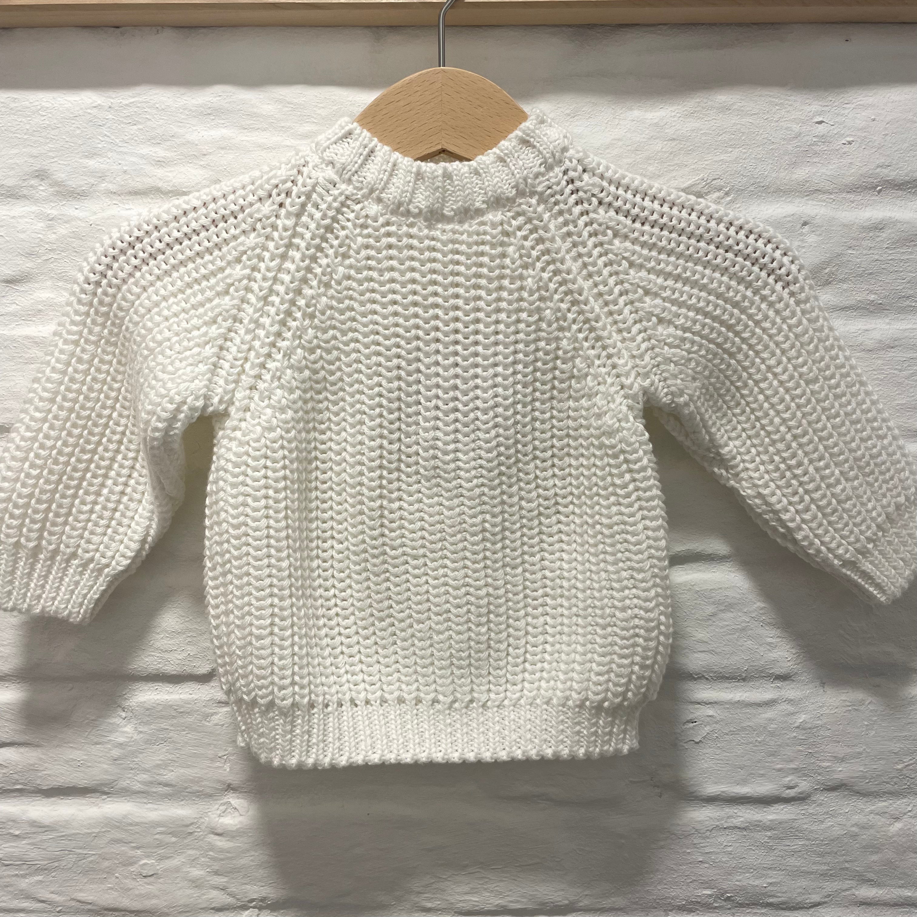 Pequeno Tocon - knit sweater - ecru