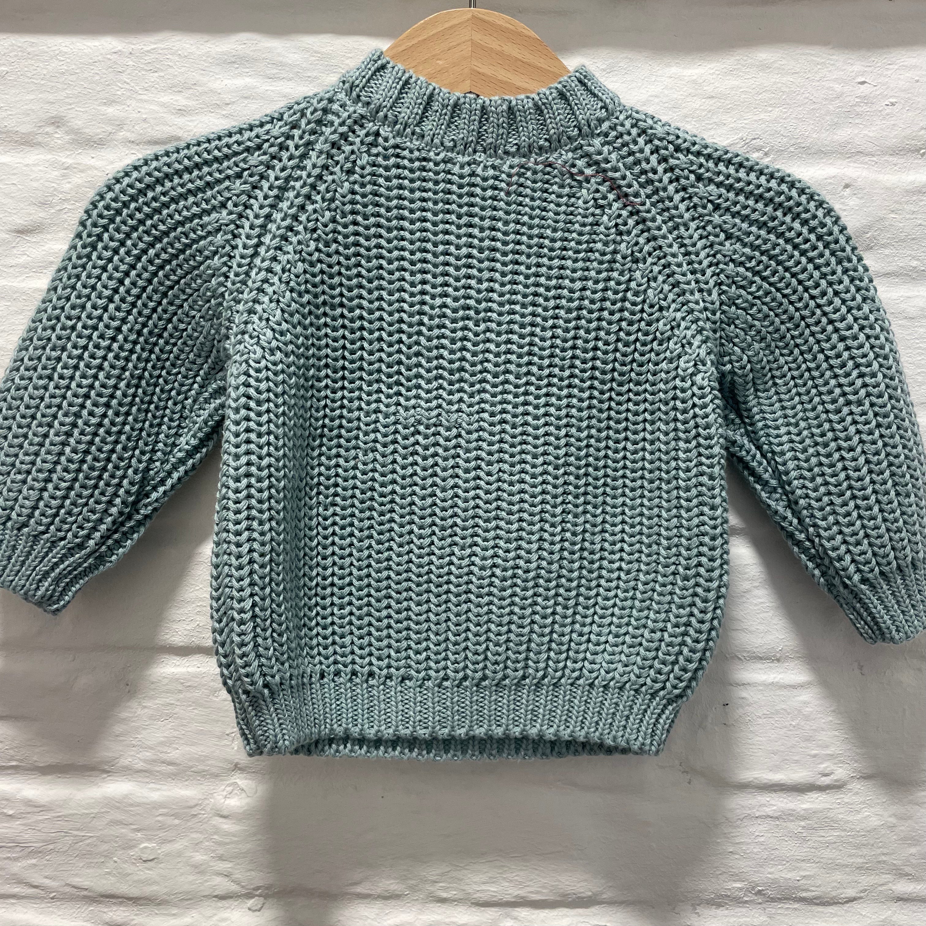 Pequeno Tocon - knit sweater - sage