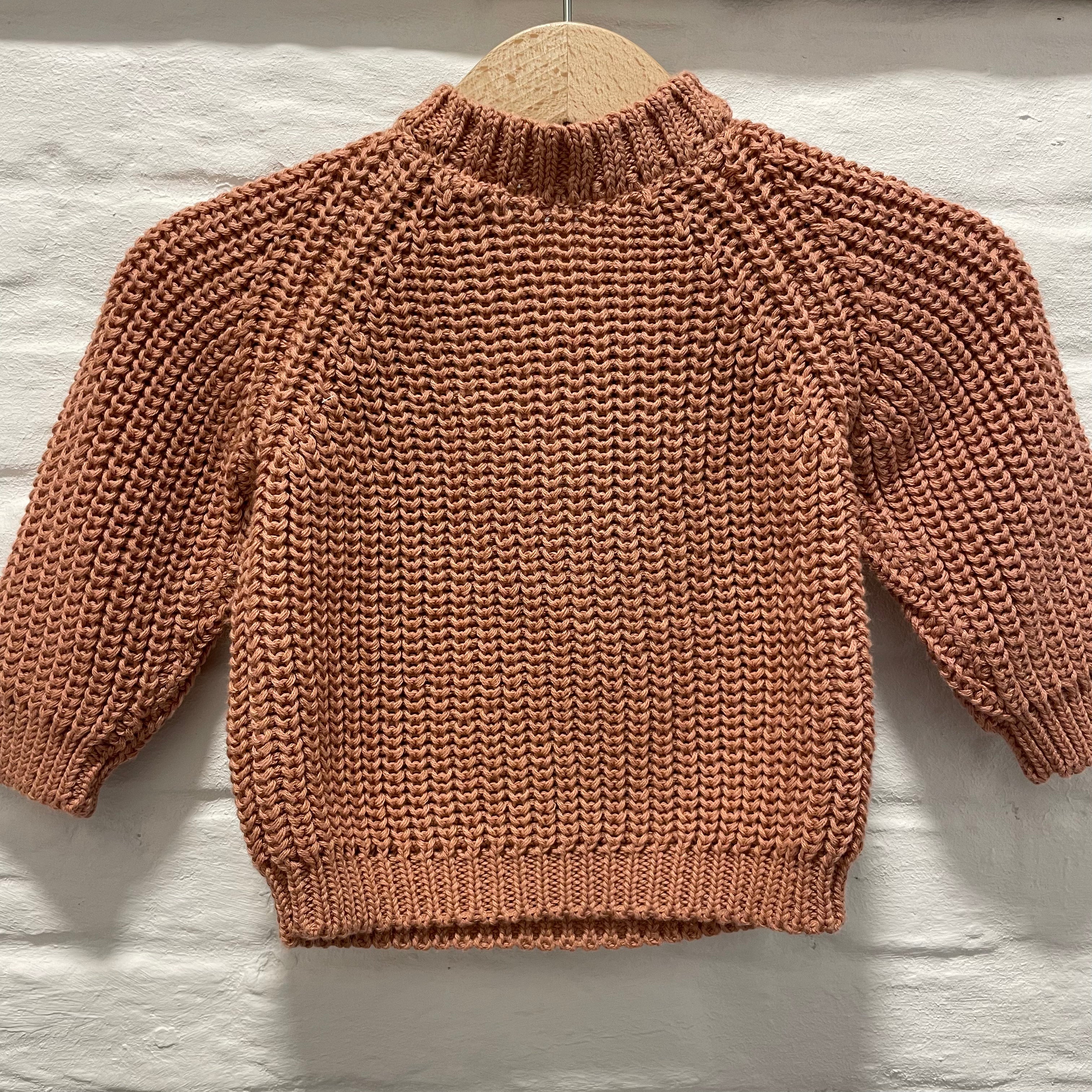 Pequeno Tocon - knit sweater - clay