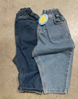 Hygge Selection - balloon baggy denim pants - light blue